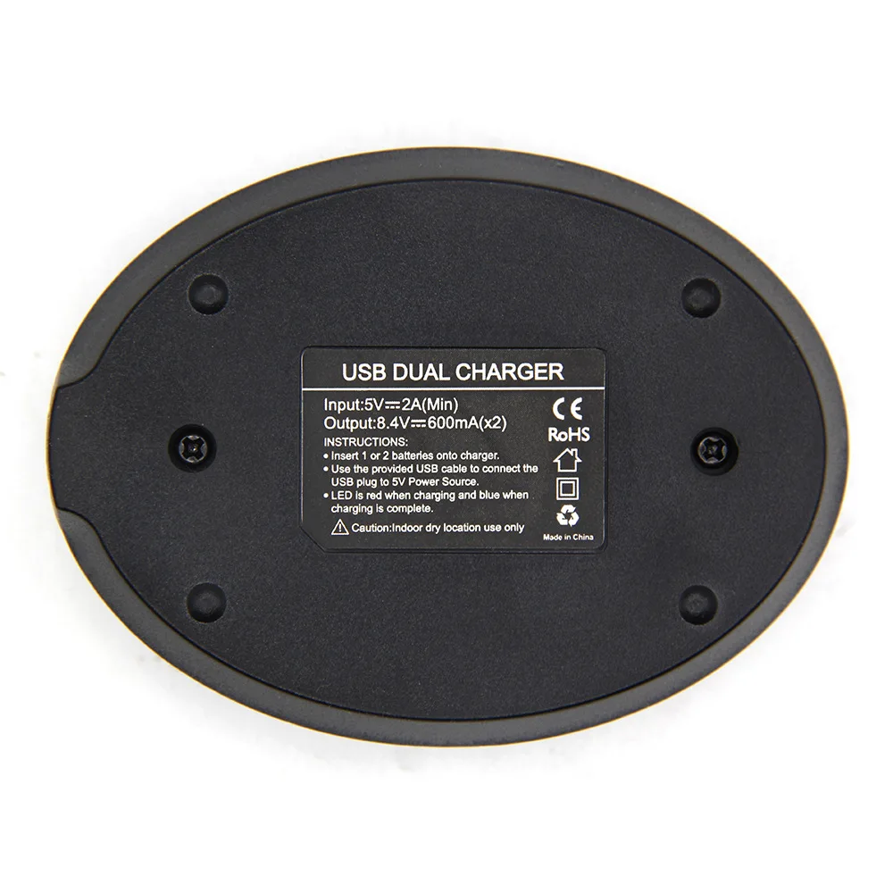Dual USB Battery Charger for LP-E6 LP E6 LPE6 Camera Pack Canon 5D Mark II III 7D 60D EOS 6D 70D 80D | Электроника