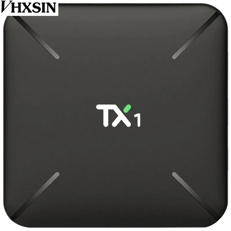 VHXSIN TX1 H3 четырехъядерный Smart Android 7 1 TV BOX 2 4 ГГц WIFI 100M локальная версия | Электроника