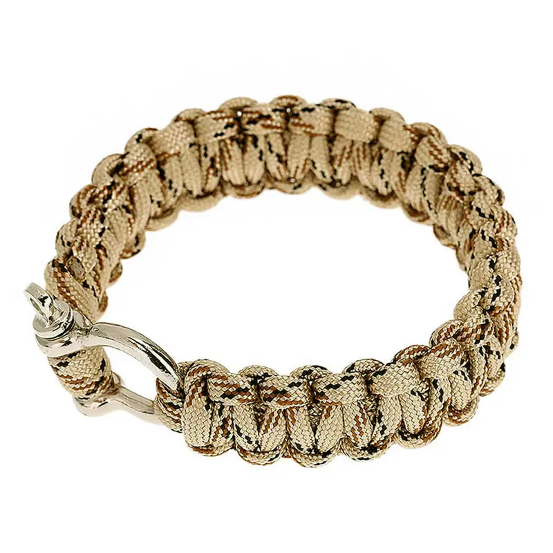 Военный портативный самоспасательный браслет для выживания веревочный наружный