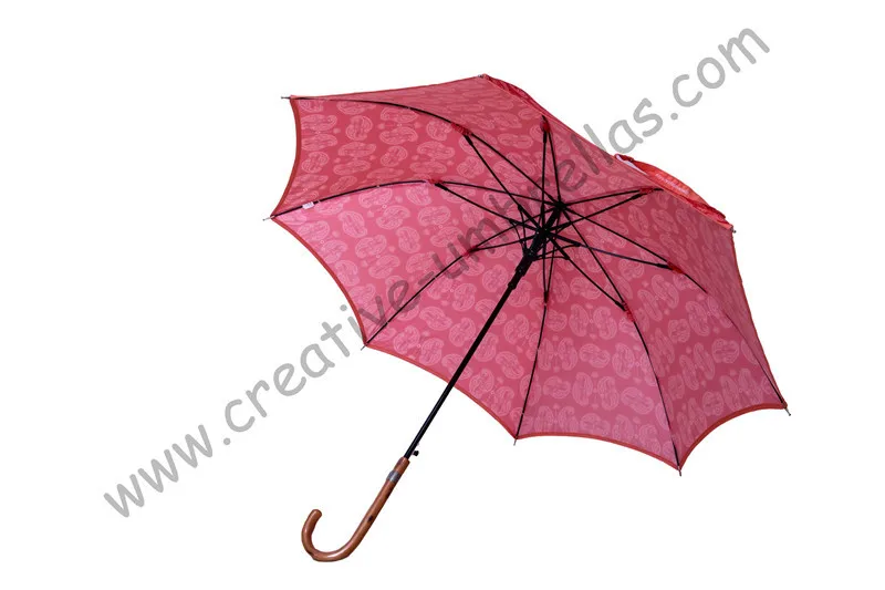 Прямые зонтики из ротанга (3 шт./лот) дизайн с принтом эпонжа Дамаска 210T