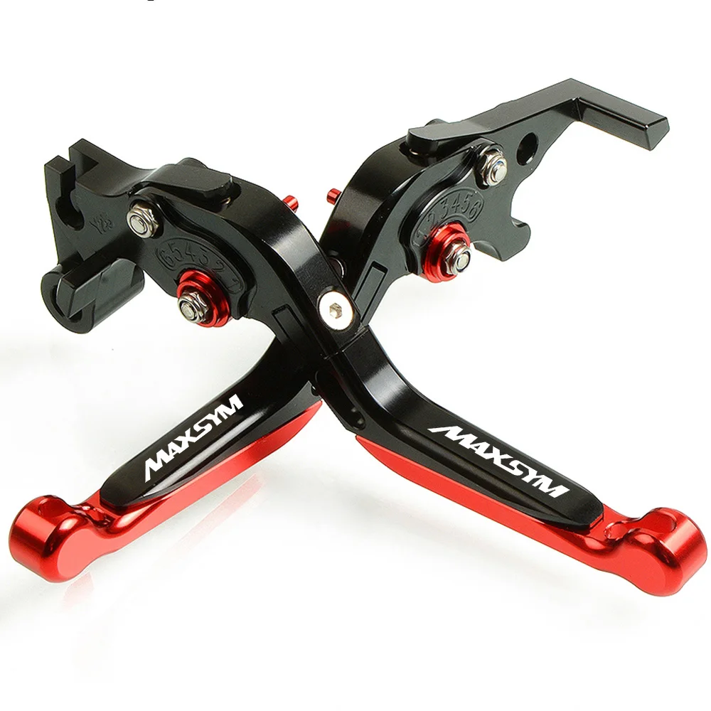 B color style Motorcycle Accessories Folding handle Brake Clutch Levers For SYM MAXSYM 400i 600i MAX 400 600 all years - Цвет: B color style