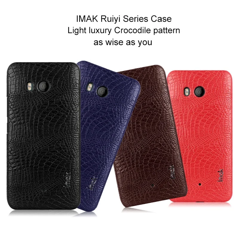 IMAK Ruiyi Series for HTC U11 Crocodile Leather Coated PC Hard Cover - 5.5 inch |