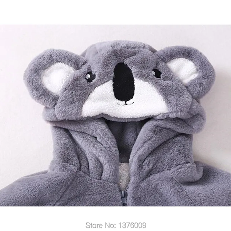 Japanese Kawaii Koala Ear Hoodie - Harajuku Lolita Style Plush Zip-Up Sweatshirt for Women image 3