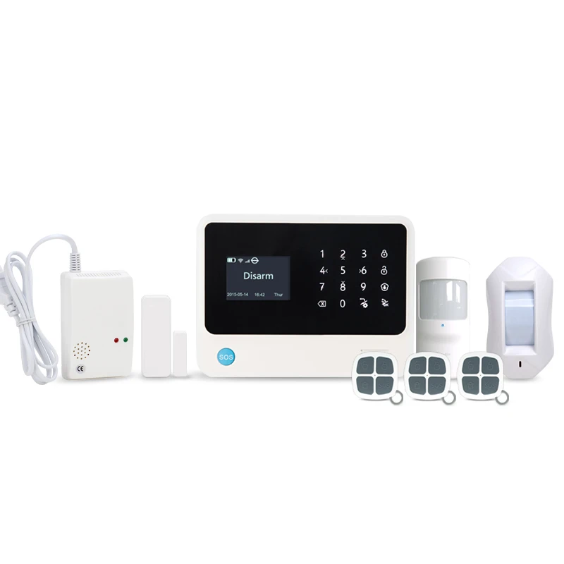 433 МГц Профессиональный контактный ID/SIA GSM Wi Fi GPRS сигнализация домашняя система