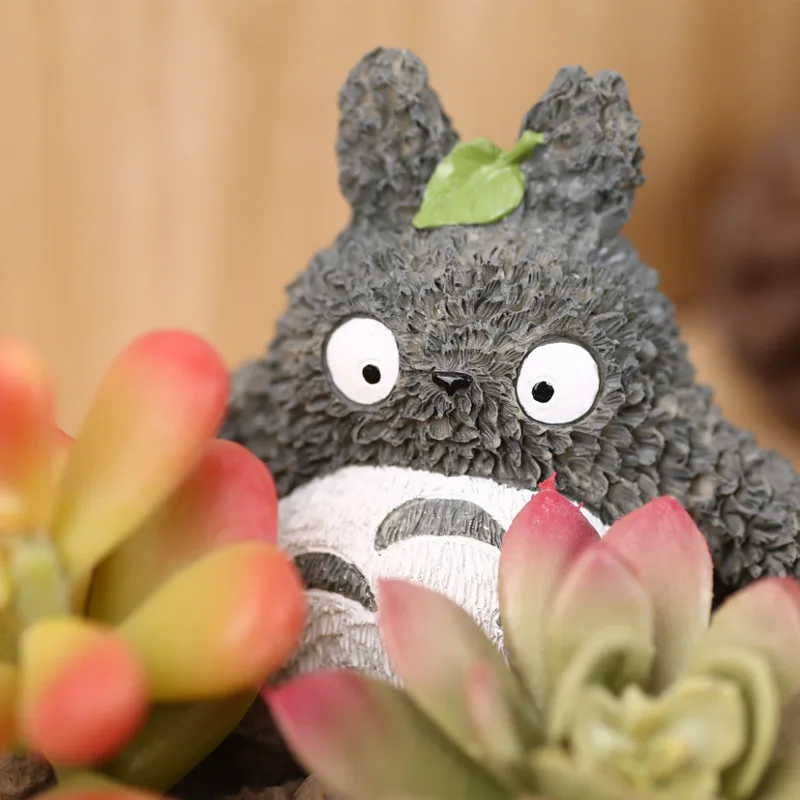 Zakka TOTORO цветочный горшок Креативные украшения для домашнего интерьера