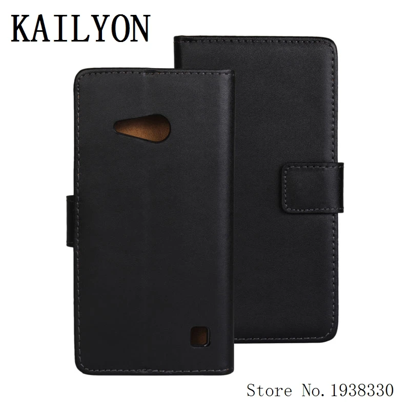 Kailyon роскошный чехол из натуральной кожи для Nokia Lumia 730 735 N730 флип-кошелек подставка