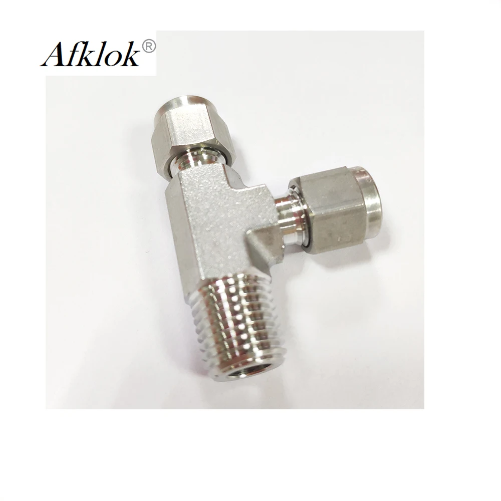 3 ходовой NPT 12 мм 14 15 Соединительный тройник из нержавеющей стали 316|tube fitting|stainless