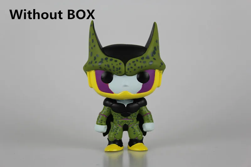 9 стиль Dragon Ball Z фигурка Гоку Вегета Buu Krillin Cell Piccolo Torankusu экшн-кукла Супер Saiyan модель игрушка в подарок - Цвет: Cell no box