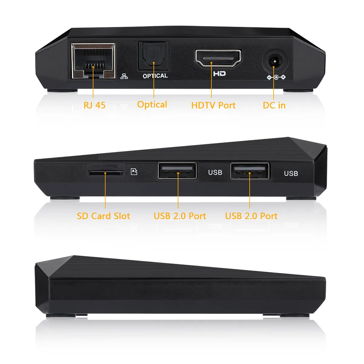 M96X Android 6 0 S 905X 2 ГБ + 8 Гб WIFI 3D 4K H.265 Dolby Smart TV BOX со светодиодным индикатором|smart tv box|tv