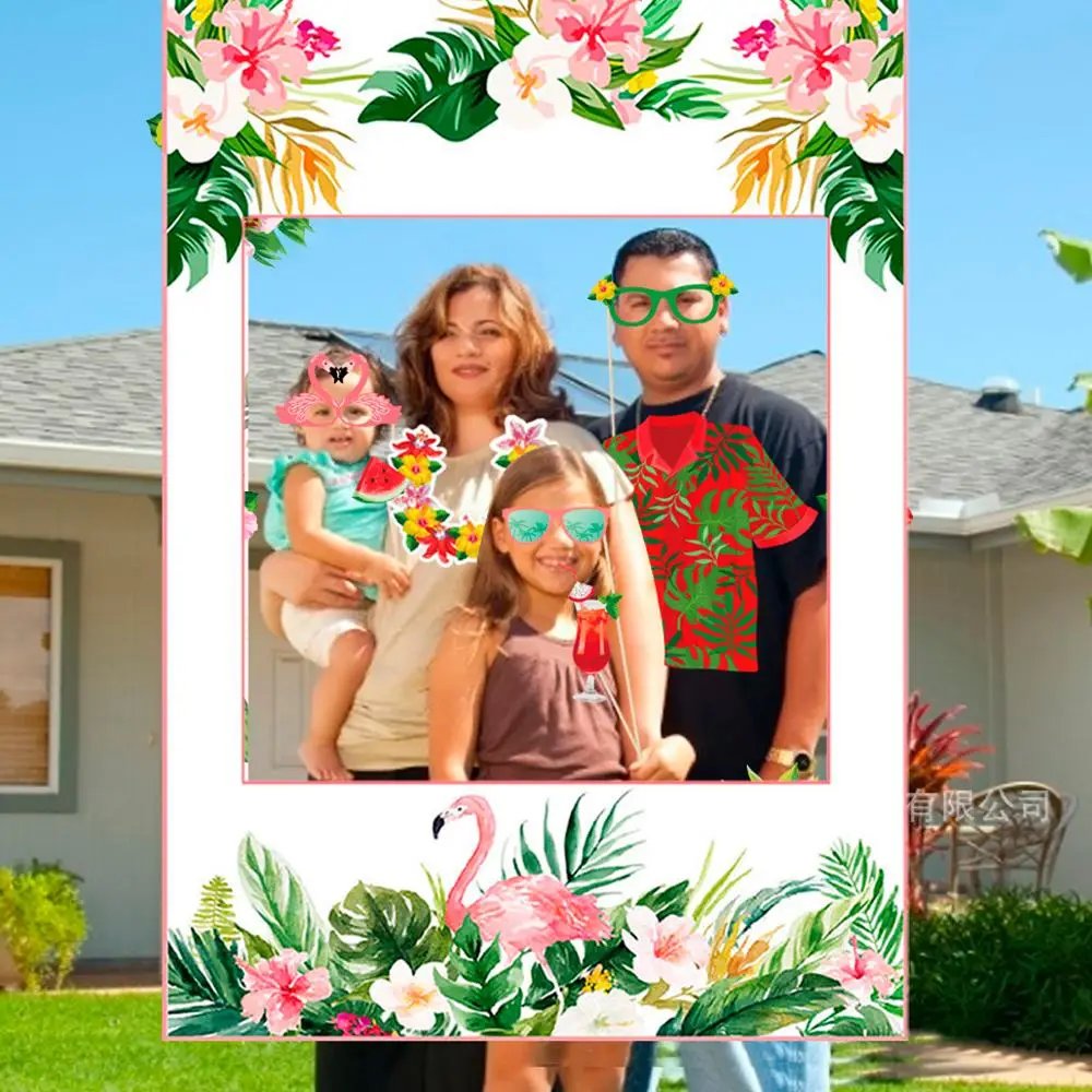 Украшения для гававечерние тропивечерние венок Aloha Luau зеленые Пальмовые Листья