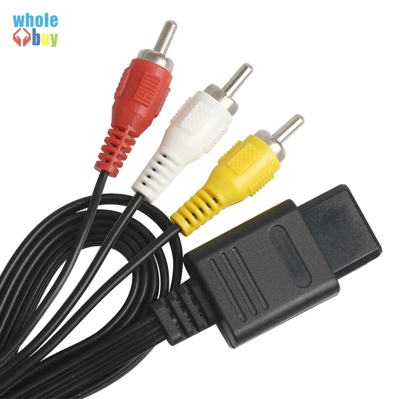 1 8 м 6 футов AV TV RCA видеокабель для игрового кубика/для SNES GameCube/для Nintendo N64 64 игровой
