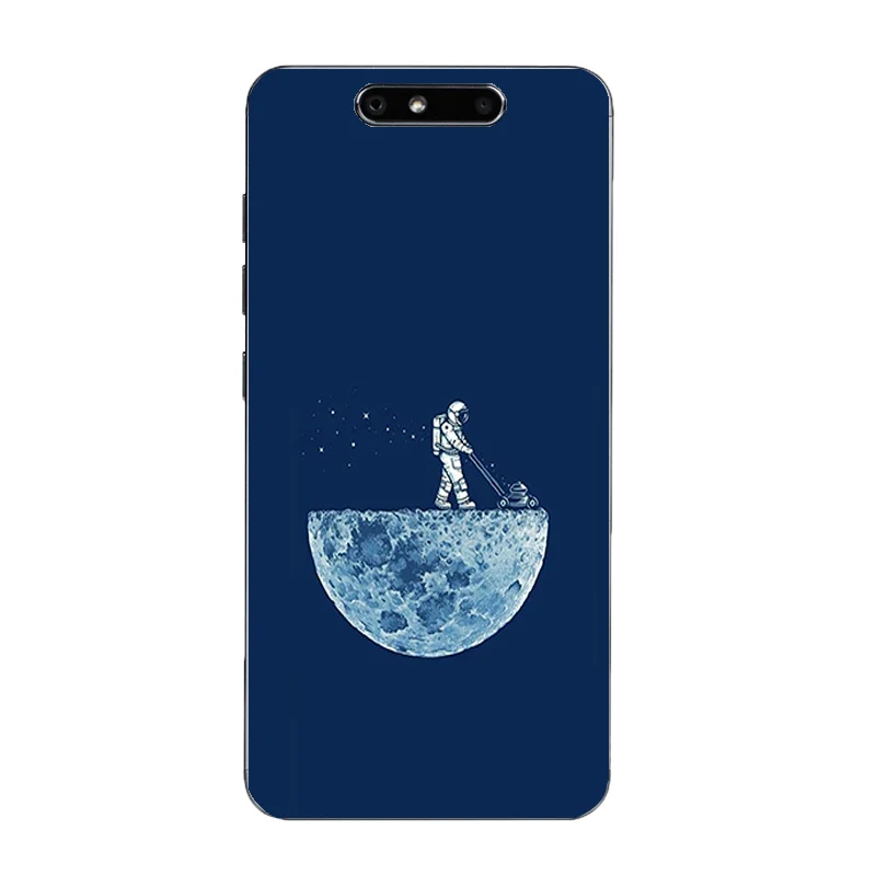 DIY Phone Case For ZTE Axon 7 Mini A2017 Shell Nubia Z11 MAX Cover Z9 Soft TPU Spacewalk Printing Coque |