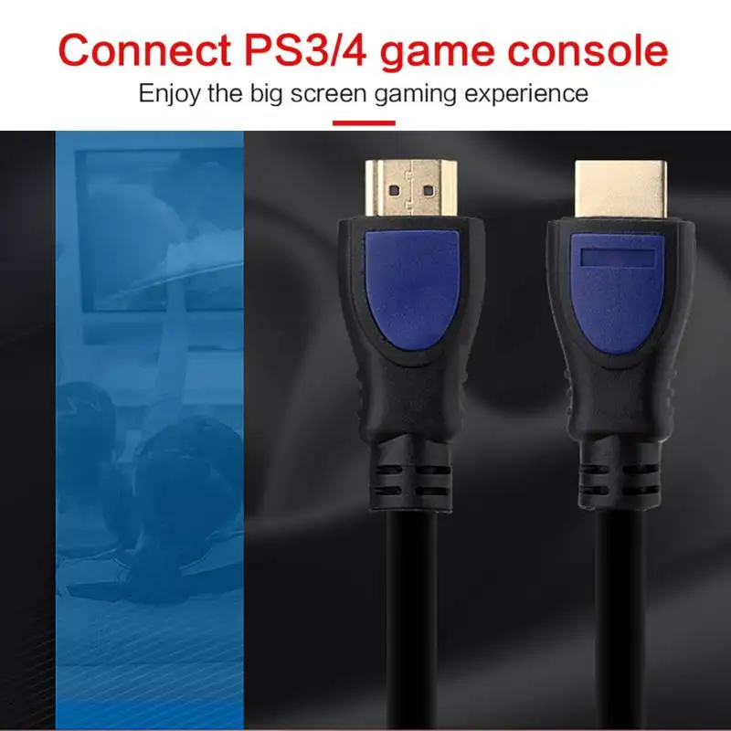 EDAL hdmi кабель HDMI к 2 0 кабели 4K TV HD 18 Гбит/с Высокоскоростная передача для PS4 PS3 Xbox One PC