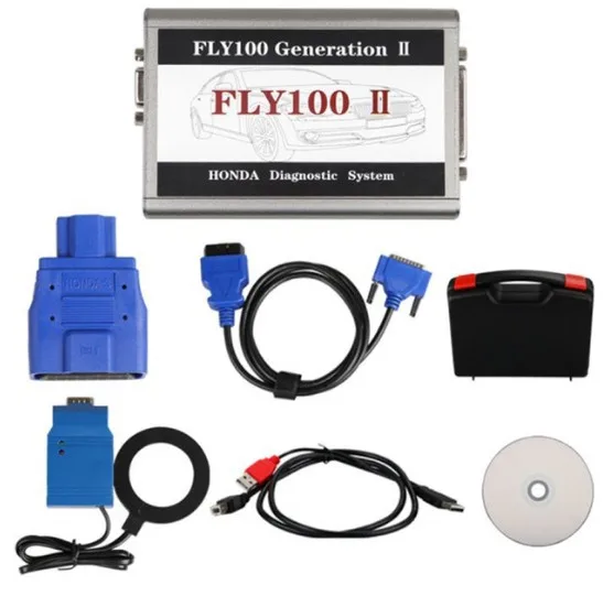 Новый сканер для honda СКАНЕР FLY100 & FLY 100Tester диагностический инструмент полная