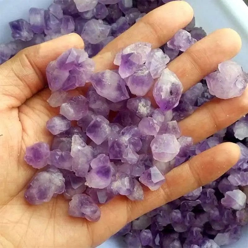 100 г натуральный аметист эритроточечный кристалл лечебный образец натуральные