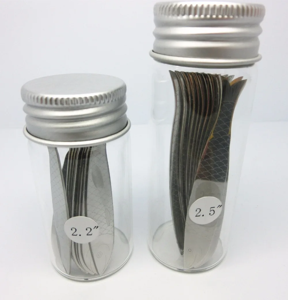 SHANH ZUN 20 Pcs Fish Design Metal Collar Stays in 2 Glass Bottles 2.2&quot/ 2.5&quot | Украшения и аксессуары