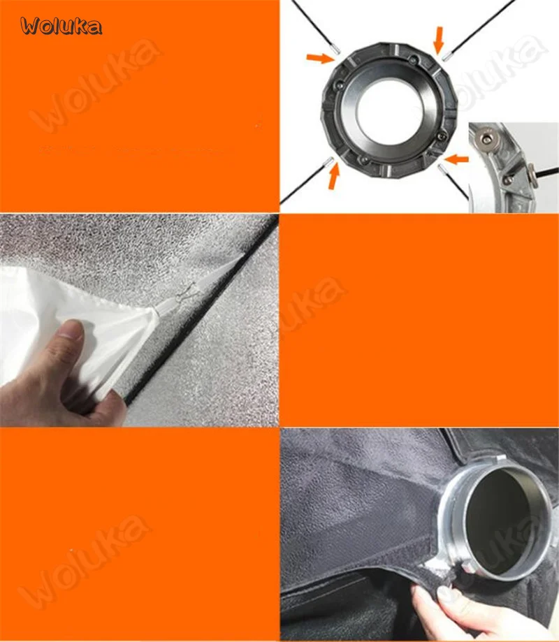 80*120cm Professional softbox Photographic lamp Portable Rectangular studio equipment CD50 T02 | Электроника