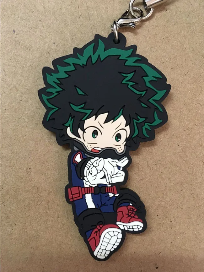 14 My Hero Academy японское аниме фигурка бакуго кацуки OCHACO URARAKA Todoroki Shoto резиновые подвески для мобильного телефона/брелок/ремешок - Цвет: 14