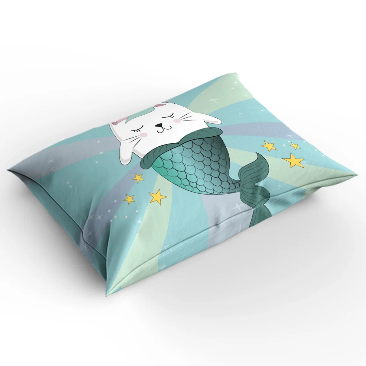 Familydecorder Cat mermake A Wish постельное белье набор крышек 4 шт. набор из стеганого одеяла и покрывала пододеяльник наборы полиэфирная ткань