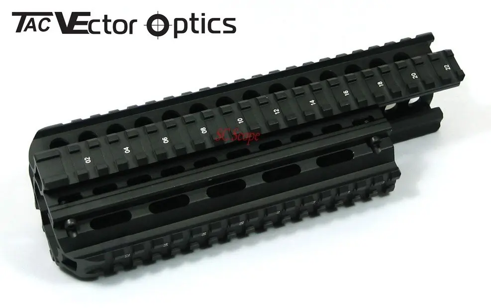 Бесплатная доставка VO SAIGA 7 62X39 Тактический Picatinny Handguard Quad Rail System короткое