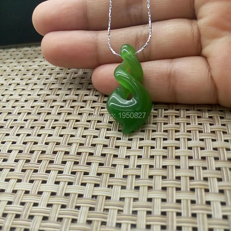 Падение доставка Новой Зеландии маори Стиль нефрит рыболовный крючок КУЛОН Хей