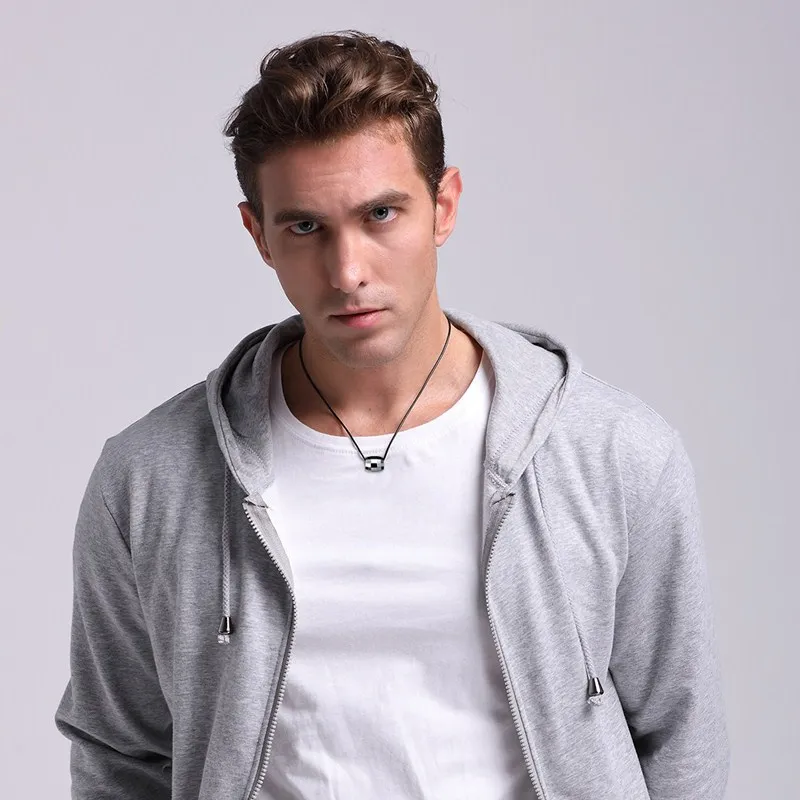 Vnox панк Вольфрам Для мужчин Цепочки и ожерелья серебро Цвет Ожерелья подвески