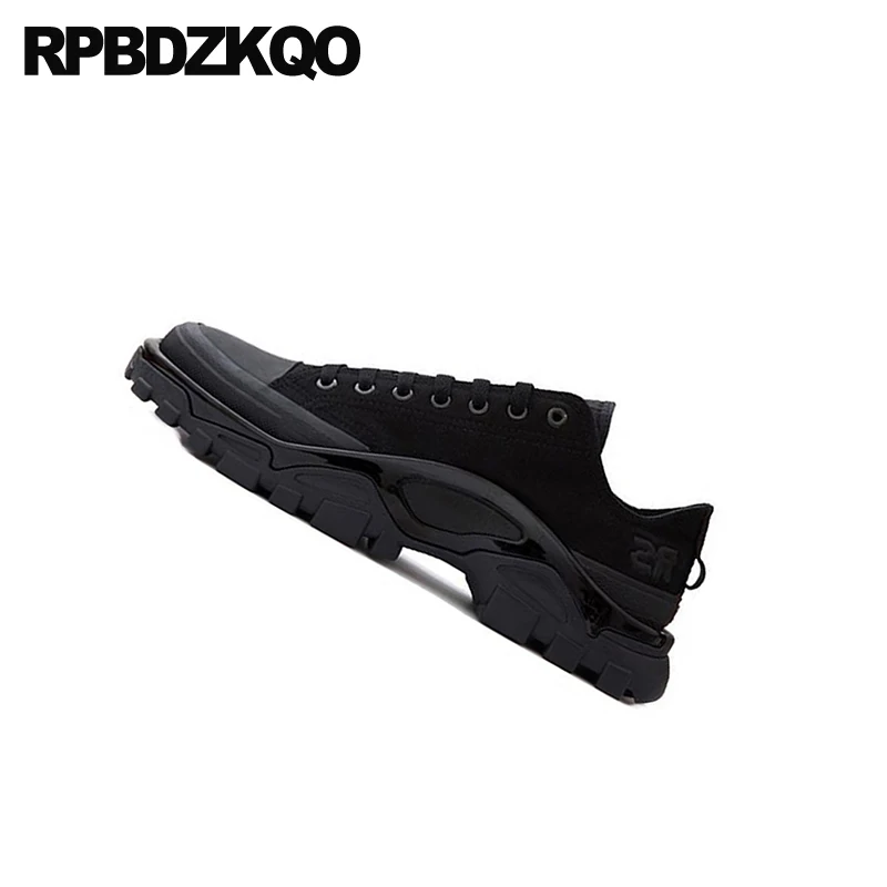 Туфли женские холщовые на толстой подошве дышащие кроссовки криперы круглый