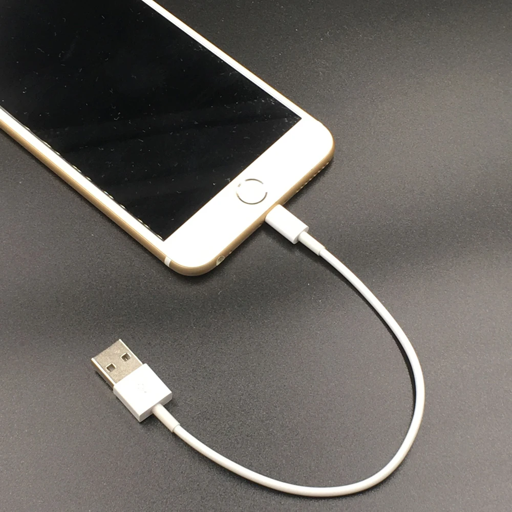 20 см Белый usb кабель для iPhone X Xs Max XR 8 7 6 S плюс 5 5S SE iPad Mini Air Pro зарядки синхронизации