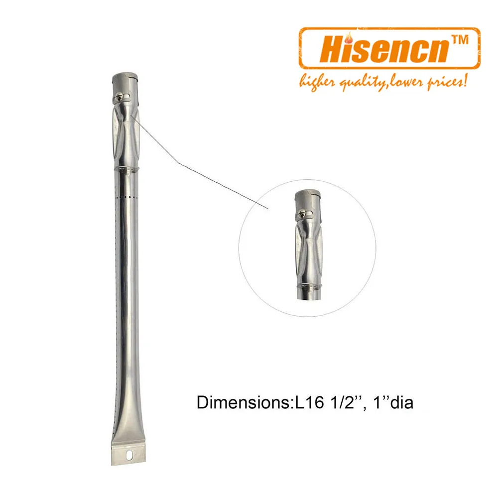 Hisencn 16 5 дюймов 12411 3 шт./pk газовый гриль нержавеющая горелка для барбекю GrillWare GGPL 2100