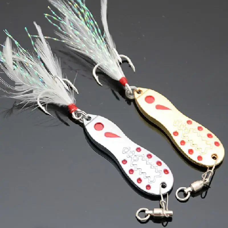 Набор рыболовных приманок с ложкой набор 2 шт. цветов 48 мм13 г японский крючок Sirajiong