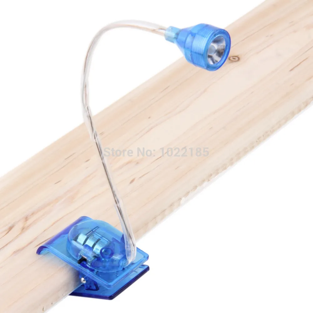 

Durable Adjustable Bright LED Clip On Book Reading Light Mini Table Lamp
