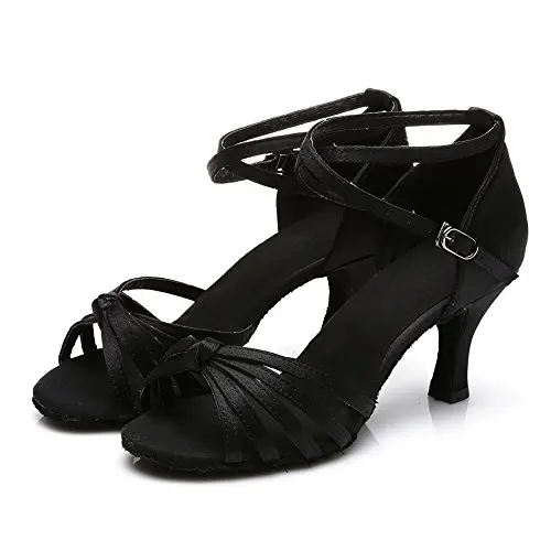 Alharbi Dance Shoes Tango Latin Dance Shoes for Girls Women Ladies 5cm 502