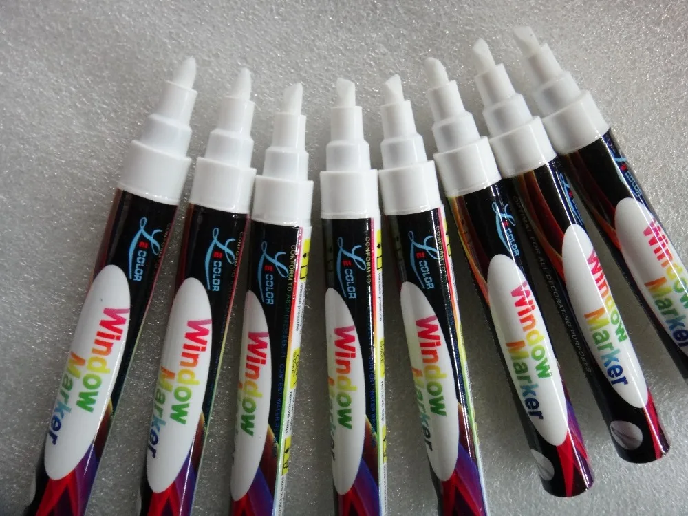 Маркер для меловой доски белый цвет 6 мм 8 шт./лот|decal car stickers|sticker casestickers trade |