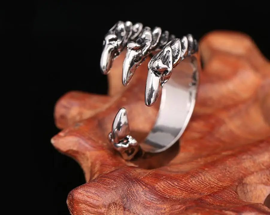 Кольцо с когтями Dragon из нержавеющей стали для Хэллоуина|dragon claw ring|claw ringstainless steel |