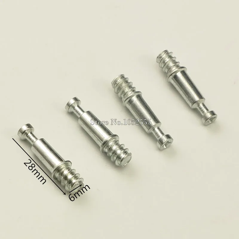 100 комплектов 2 в 1 мебельные соединительные фитинги гайка болт набор Cam кровать