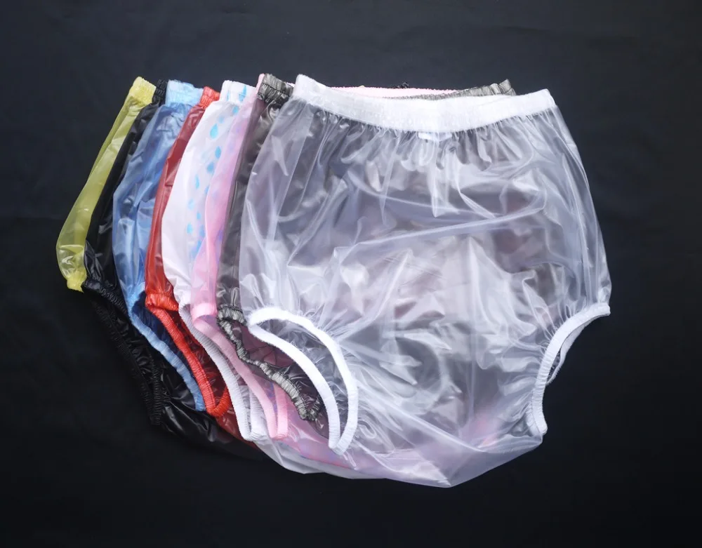 10 pieces  * ADULT BABY diaper incontinence PLASTIC PANTS P005 +Full Size. enlarge