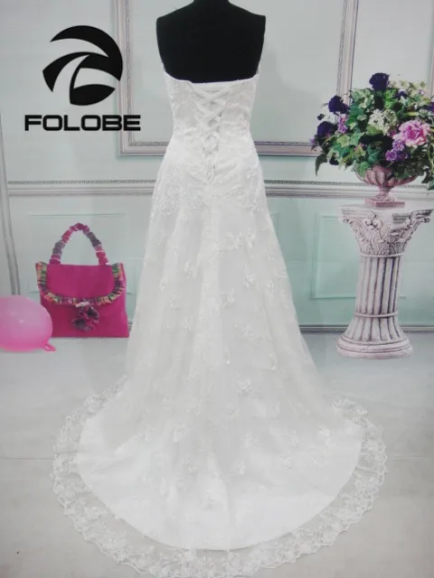 Свадебное платье на заказ с аппликацией свадебное трапециевидной формы глубоким