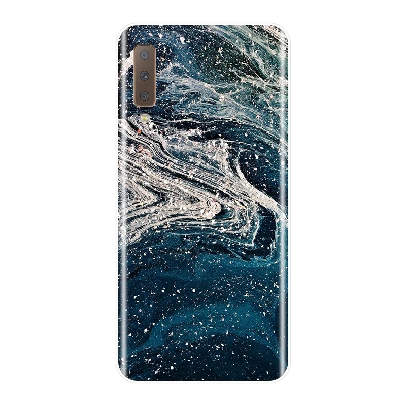 Задняя крышка из ТПУ для Samsung Galaxy A3 A5 2016 2017 A6 A7 A8 2018 мягкий силиконовый чехол с