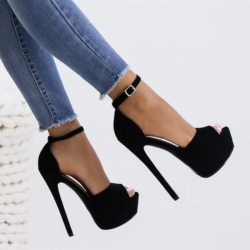 

Moraima snc 2019 Newest Elegant and sexy waterproof platform high heel fish mouth female sandals Party Sandals