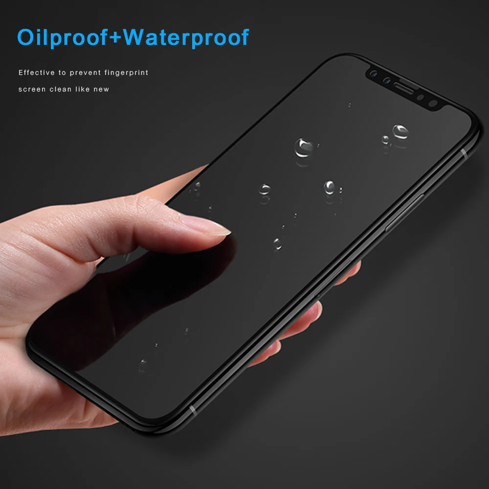 SMORSS 2 шт. Защитная пленка для iphone X 3D поверхность обновленная версия Полный экран