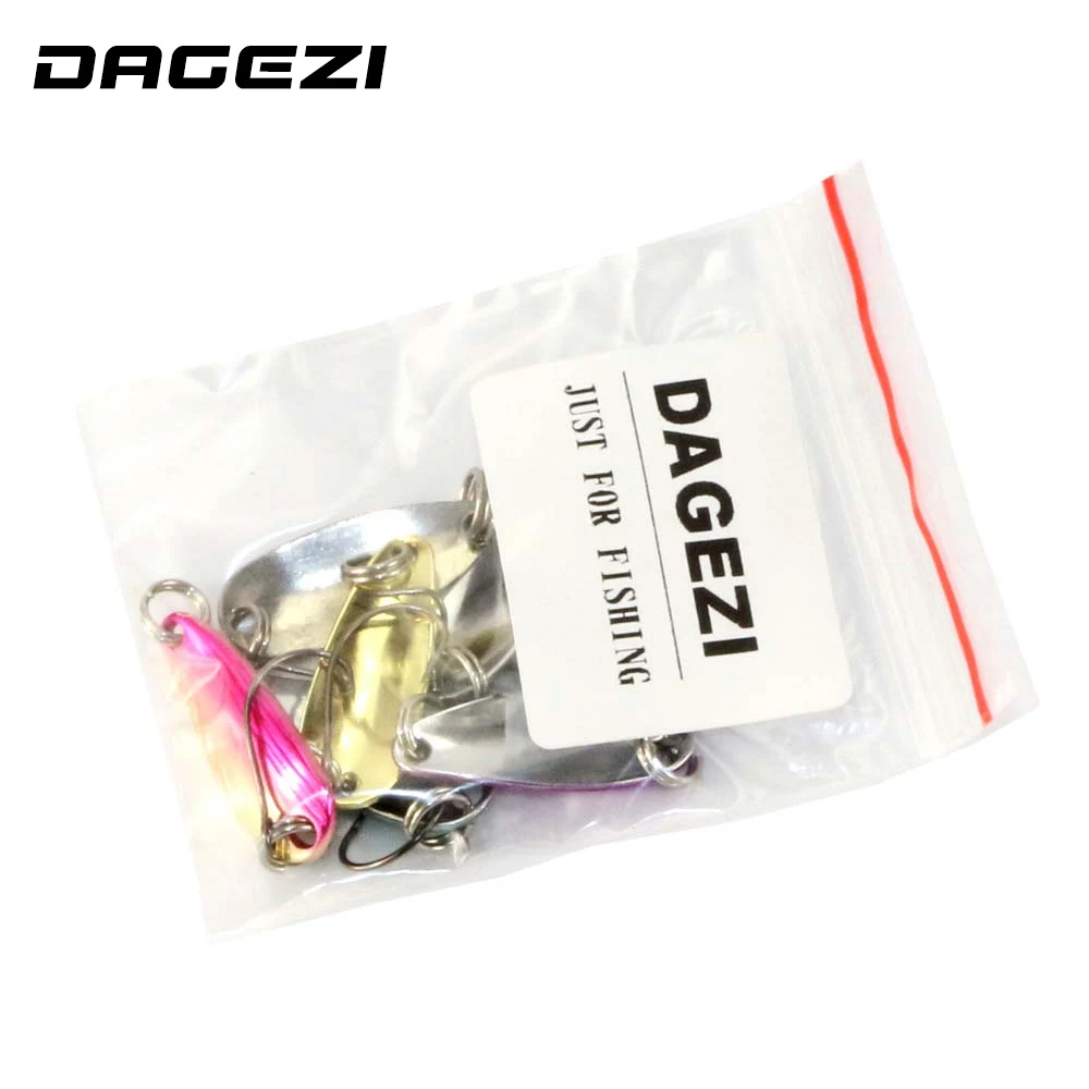 Приманка рыболовная DAGEZI 6 шт./лот 4 5 см/3 г|spoon lure|fishing luremetal lure |