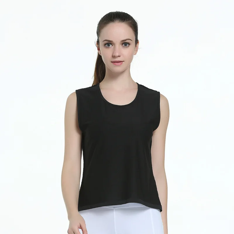 

Women Yoga Shirts Backless Loose Sport Vest Mesh Hollow Out Tops Workout T-shirt Femme Fitness Tank Tops Running Vest Gym Blouse