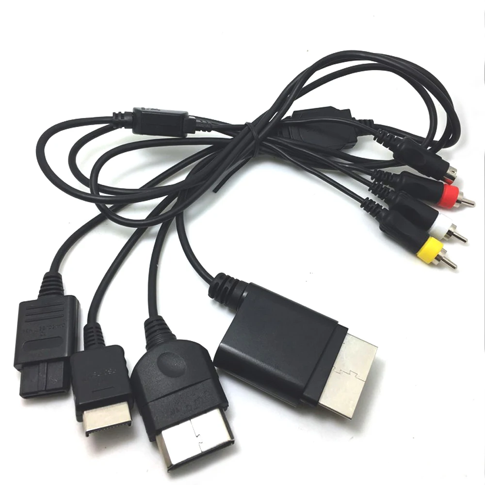 Многофункциональный Leadwire s видео AV кабель для ТВ NGC N64 PS1 PS2 PS3 XBOX|cable for|av cable for ps3cable ps2