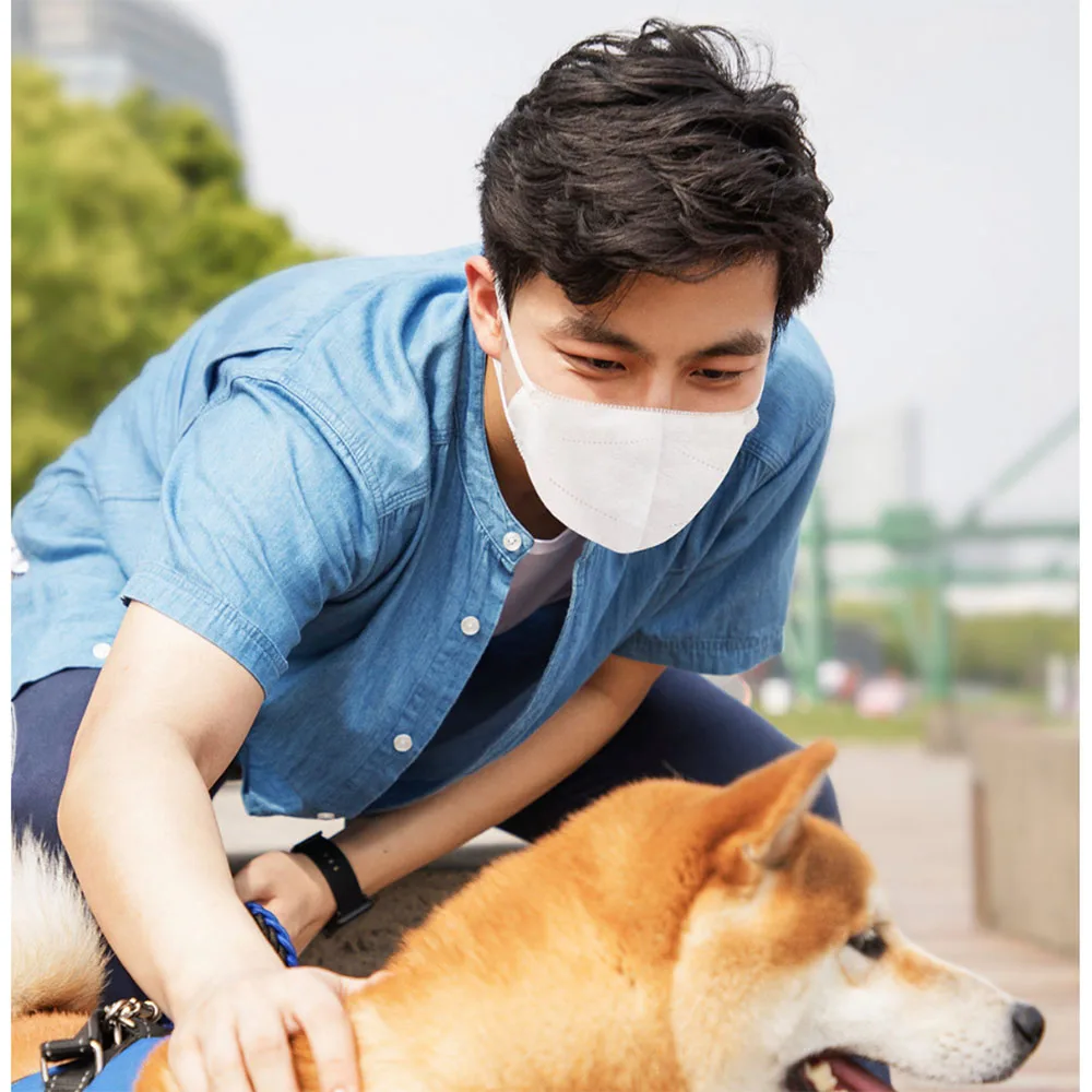 20 шт. Пылезащитная маска Xiaomi Mijia Airpop Ультралегкая ультратонкая PM2.5 для защиты от