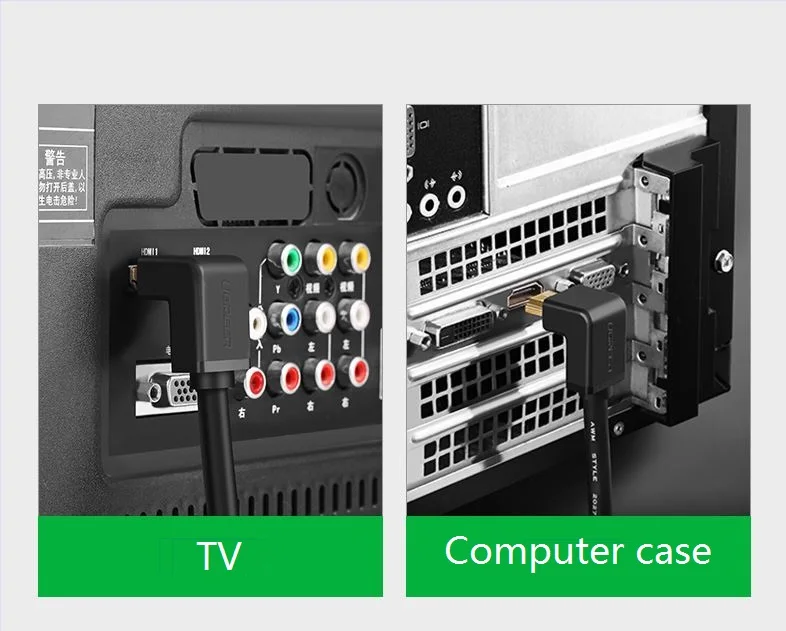 UGreen HDMI кабель HD104 2,0 компьютерный ТВ Инженерная линия украшения Hd 3D визуальный эффект