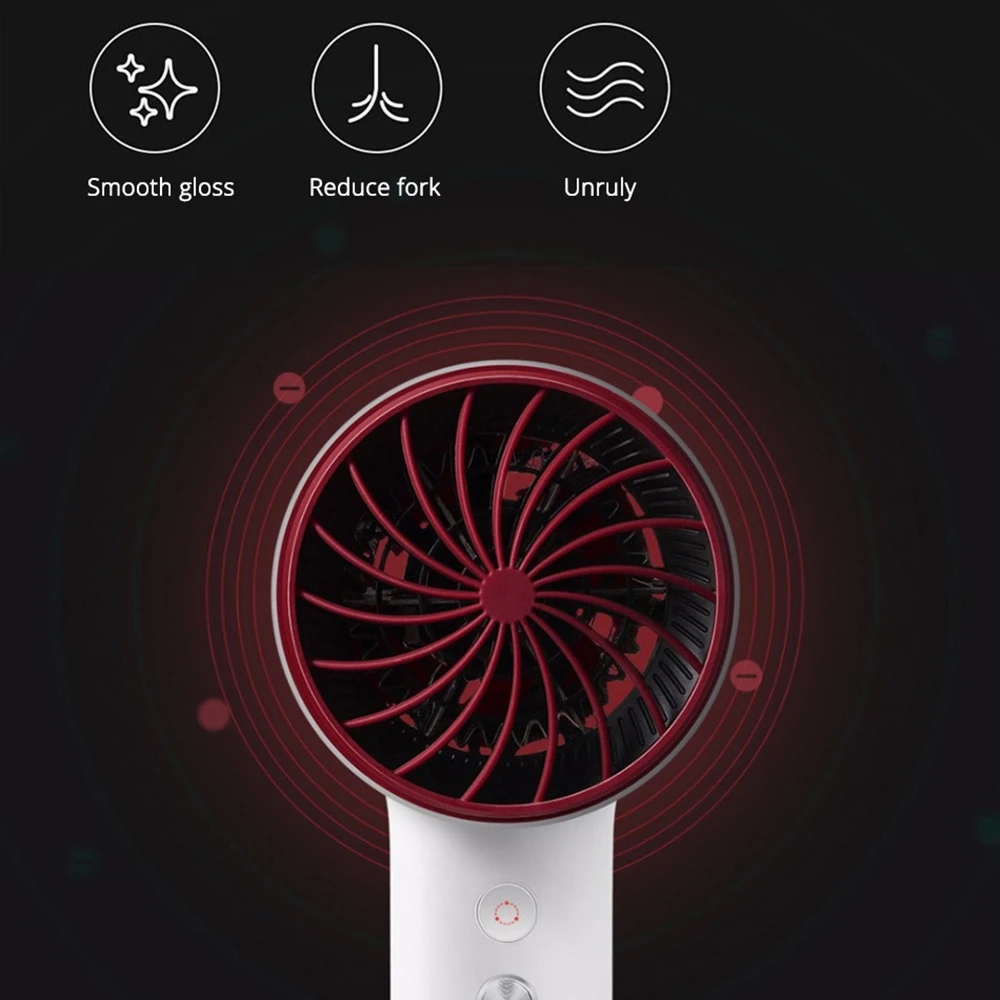 Новинка 2018 фен для волос Xiaomi Soocare Soocas H3 с анионным корпусом из алюминиевого сплава