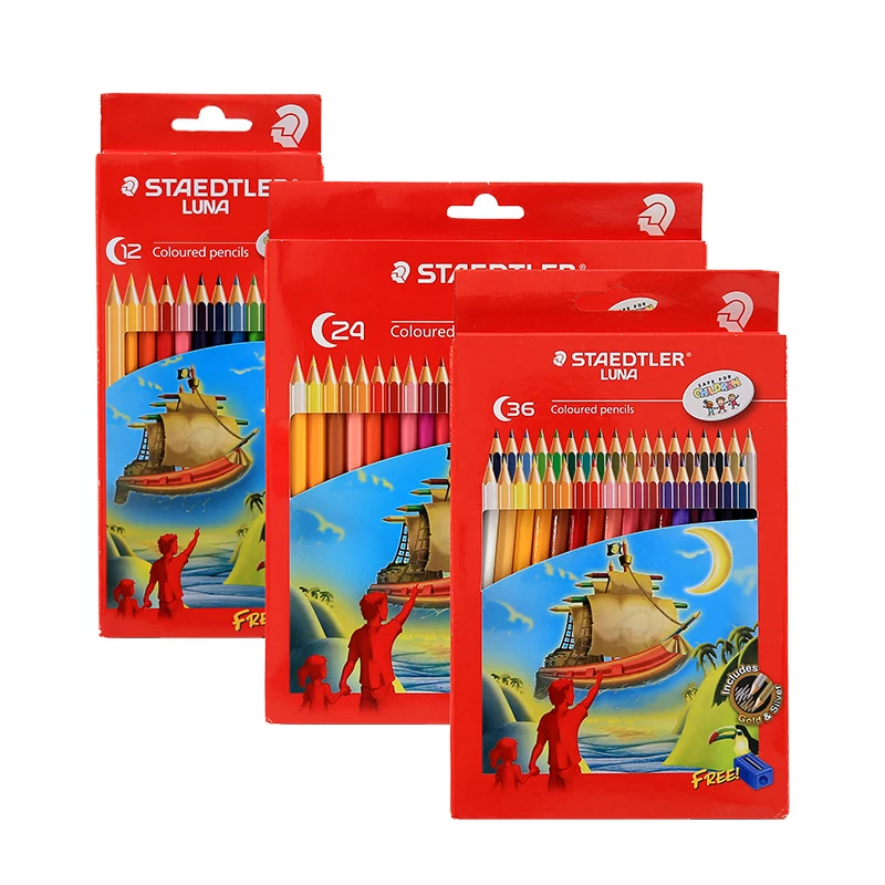 STAEDTLER Art design 12/24/36 цветов Классические масляные цветные карандаши|Цветные