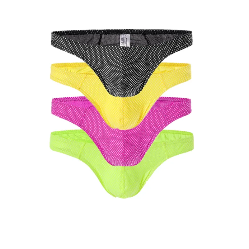 Новое поступление 4 шт./компл. мужское нижнее белье стринги сексуальные мужские