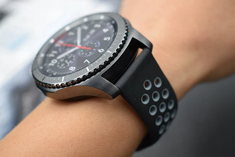 Силиконовый ремешок 22 мм 20 мм для samsung Galaxy Watch 42 мм 46 мм active gear S2 sport S3 Frontier Classic Band huami amazfit bip band
