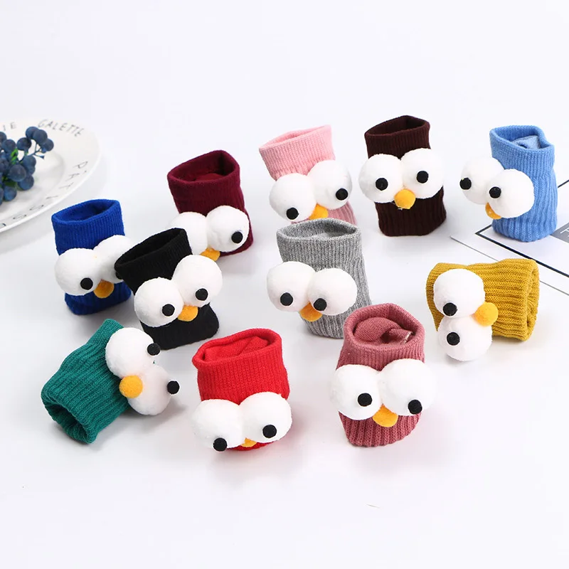 Малыш корейский модные милые узкие зима мультфильм куклы большие глаза